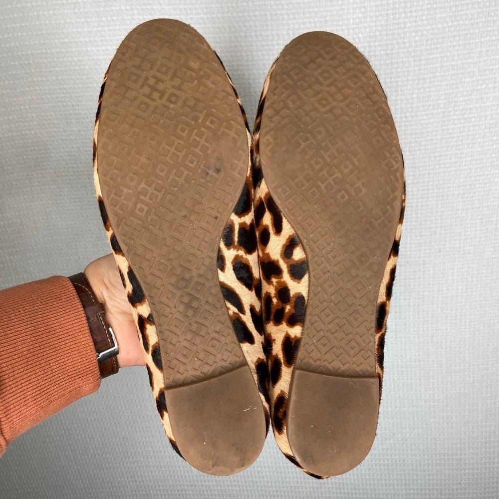 Tory Burch Leopard Print Flats Size 8 - Picture 7 of 8
